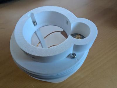 "HOLY" the Original - QO-100 2.4GHz - 2-4.5 turn Helix Dual feed - Bullseye LNB - NO ICECONE !   