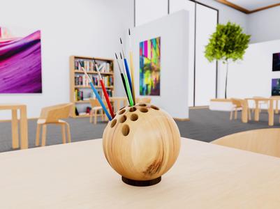ROUND DESK ORGANIZER