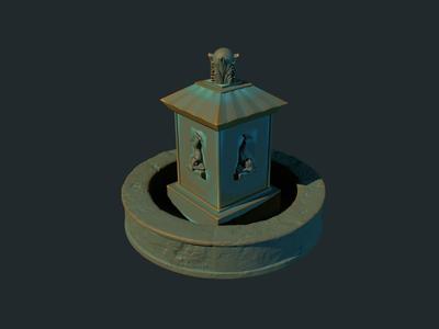Fountain (supportless, FDM-friendly)