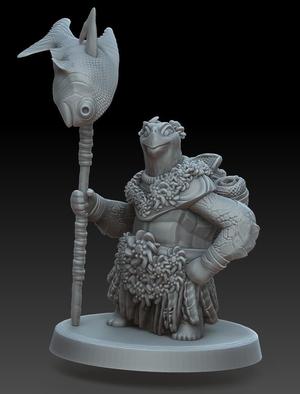 Sea Tortle Villager (fisher female)