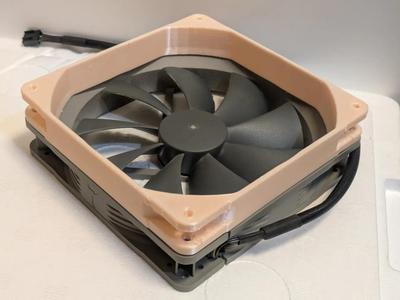 NA-IS1-14 140mm Noctua fan Inlet Spacer, long remix   
