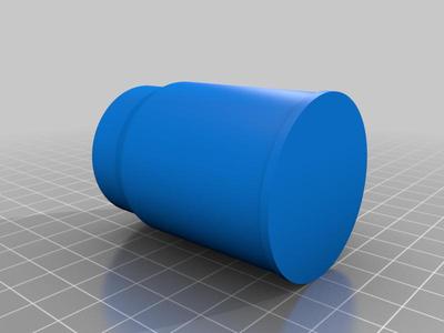 Reservoir in the shape of a smoke grenade for bbs. 