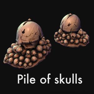 Skull pile
