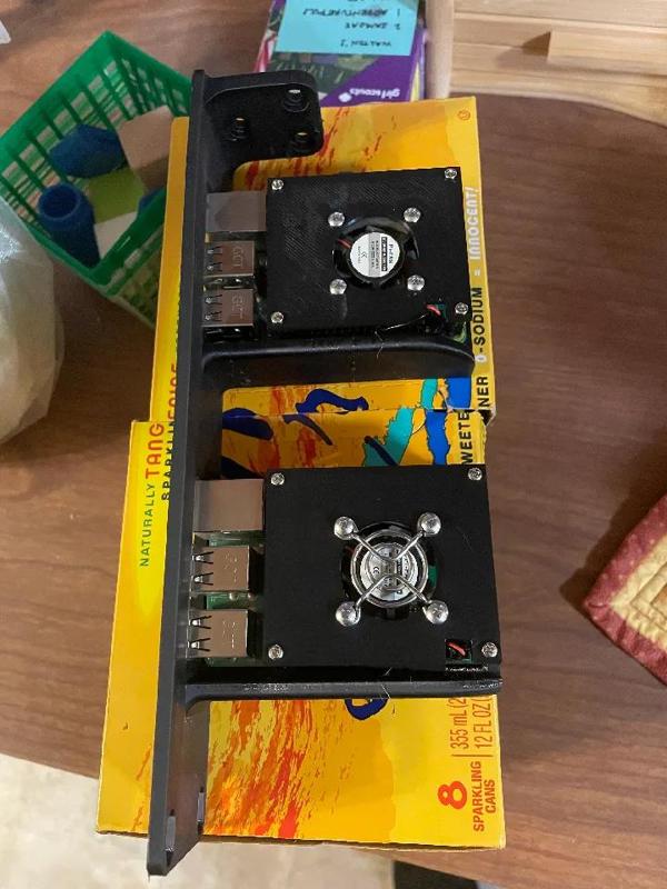 25mm fan bracket for Raspberry Pi model 3b   