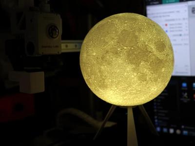 WLED insert for Design Moon Lamp / WLED Einsatz für  Mondlampe.   