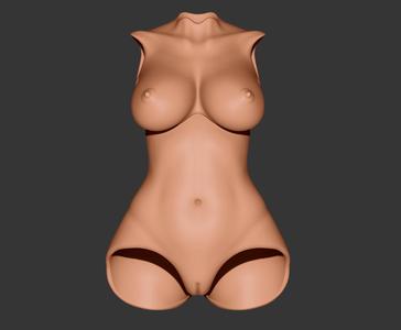breast / 3d doll / bjd / ooak / stl / articulated dolls / file
