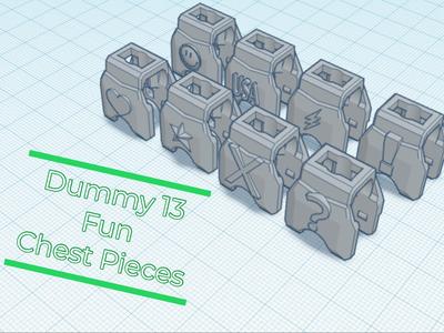 Dummy 13 - Chest Armour Pieces - Fun Choices!
