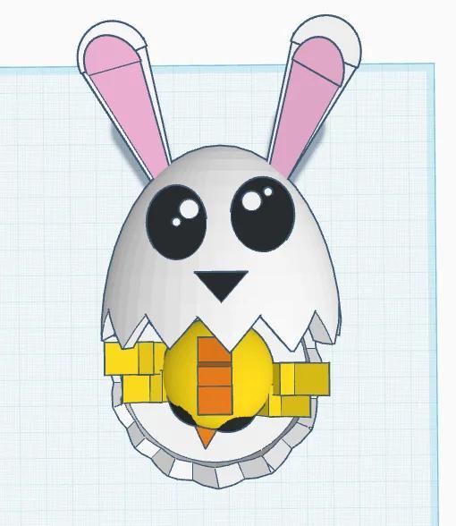 rabitt and chicken egg   