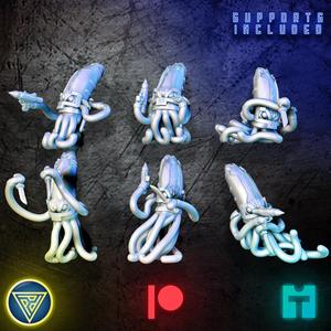 Squid Alien Set