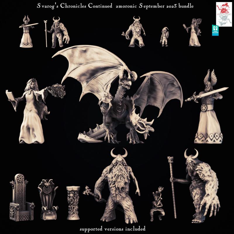 Svarog's Chronicles Continued - Perun, Vesna, Azhdaha bundle 33