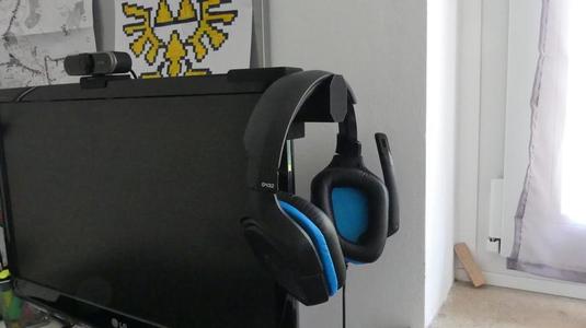 Headset screen support