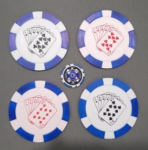 Poker Chip Coasters   