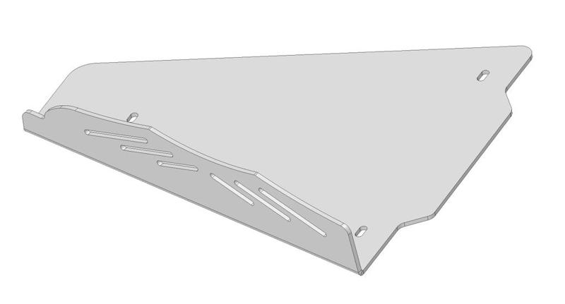 A Arm Skid Plate 06 Polaris Outlaw 500