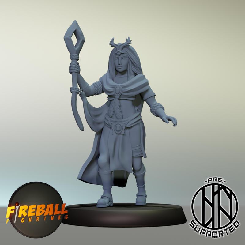 Elowen, Female Wood Elf Druid High Priestess of the Stars