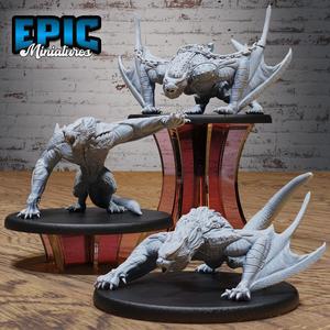 Emperor Wyvern Set / Bulky Mountain Dragon / Winged Reptile / Draconic Wizard Mount / Magical Mine Encounter / Drake Army