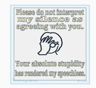 Silence Sign   