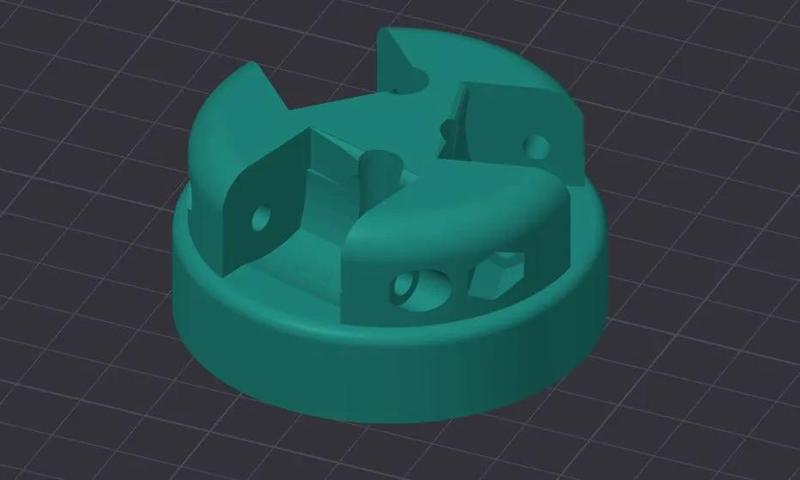 Hub for a 3 blade FoilDrive blade   