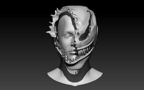 Articulated Venom Mask