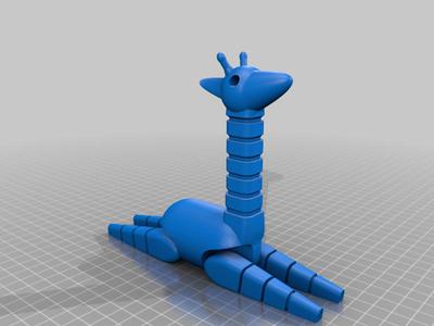 Giraffe Toy Improved Printability