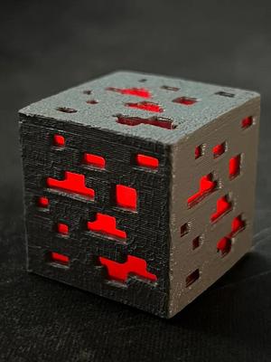 LED Minecraft Mini Ore Block   