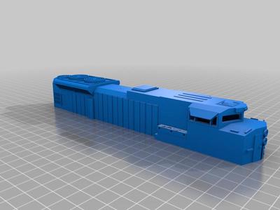 Ho SD70Ace powered or non powered train Engine