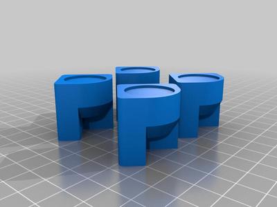 Fractal Node 202 25mm Raised Feet