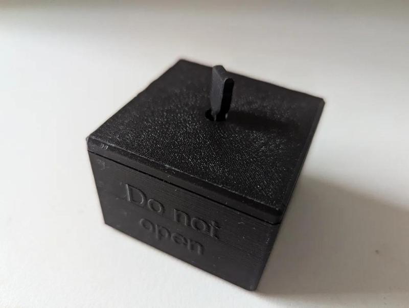 Locking Box With Key   