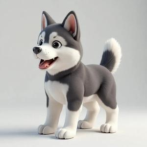 Husky - Husky Dog With Great Details   
