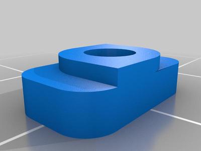 M lock T nuts, 7mm nuts