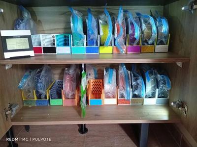 Cajas de almacenamiento para rollos PLA D160x45mm, D200x60mm, D200x70mm y D202x76mm.   