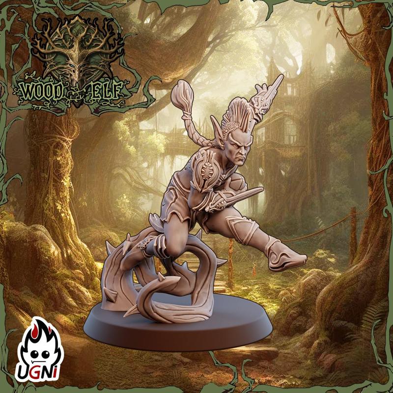 Elf  Bladedancer #02 - Wood Elf - Fantasy Football