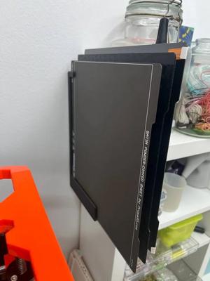 3x Prusa Steel Sheet Holder - Wall Mount   