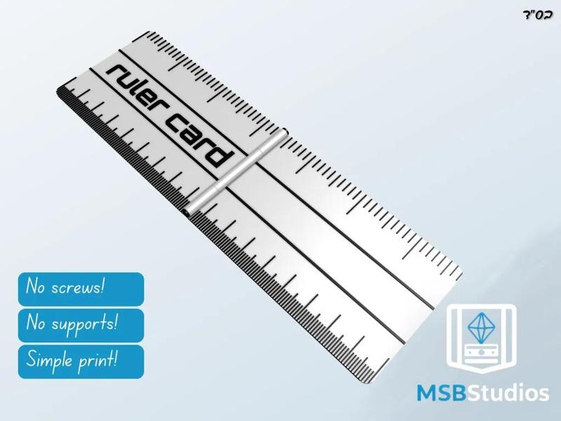 ruler card   