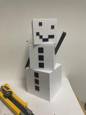 Minecraft Large Scale Snowman