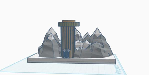 Castle in the mountains   