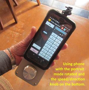 Throttle Case for phone running EngineDriver..