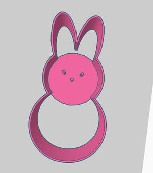 Peep bunny Cookie Cutter