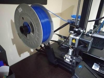 Ender 3 Rear Spool Holder straight remix