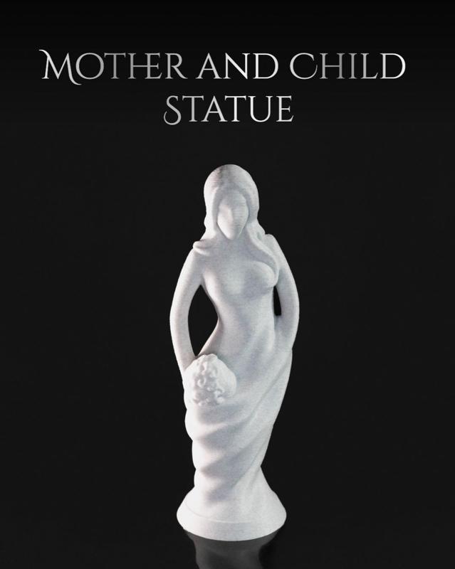 Mother and Child Statue