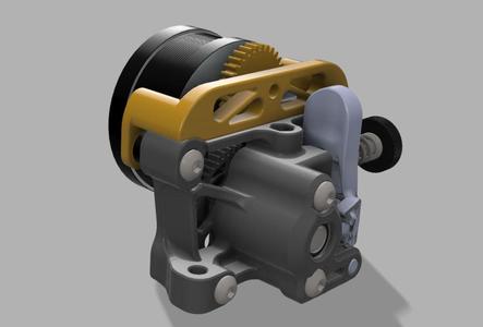 Add filament manual feed gear to Shrpa mini.