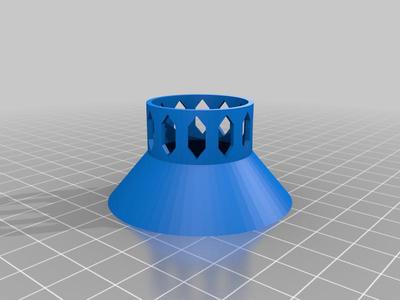 Flared Falcon Tube Holder (hex holes)