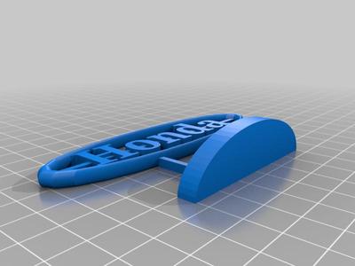 Honda name stand