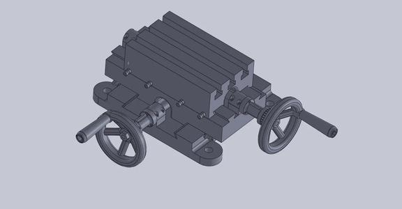 křížový stolek xy   