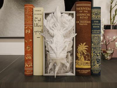 Smaug Book Nook and Wall Mount