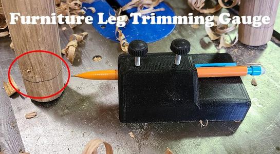 Furniture Leg Trimming Gauge