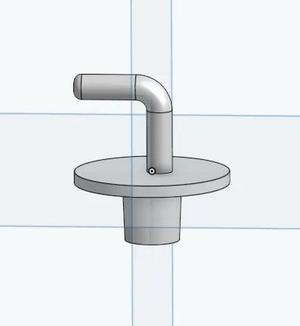 Toilet seat mounting hinge   