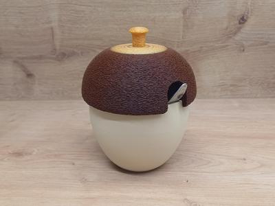 Acorn sugar bowl container