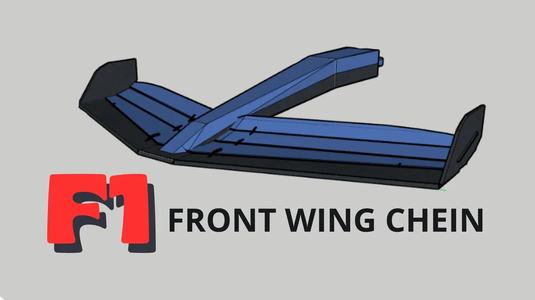 F1 chein front wing   