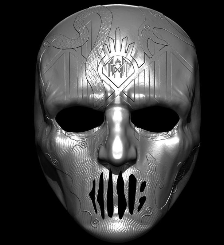 SLEEPTOKEN IV MASK - 4 Mask and Hellforged Skull Stand - Life Size STL Fan Art Model