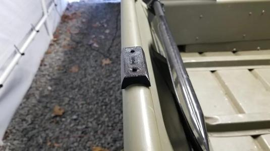 Lowe Boat Bimini Top Rail Adapters   